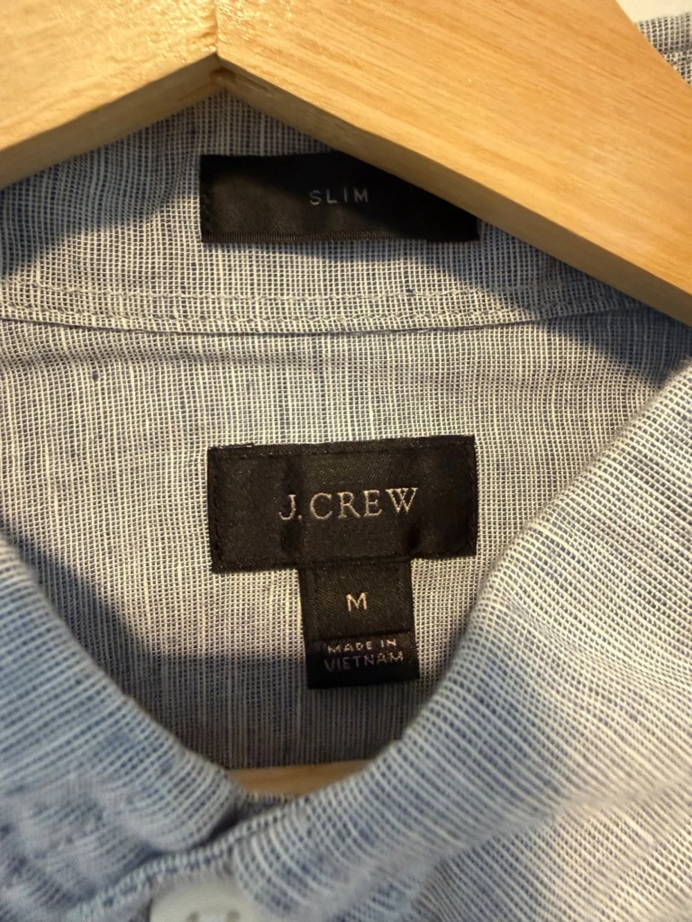 J.Crew collab w/Baird McNutt - Men's Irish Linen - Size: SLIM MEDIUM